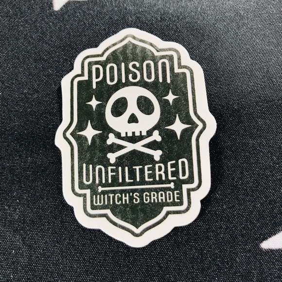 Poison Unfiltered Witchy Sorceress Supreme Potion B0ttle Label Sticker - Picture 3 of 7